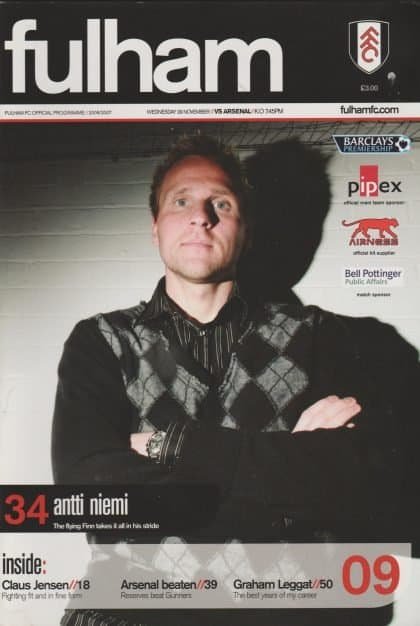 Fulham v Arsenal 29-Nov-2006