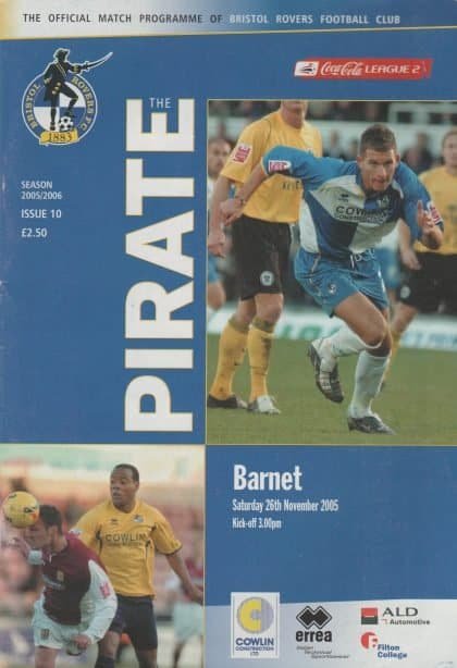 Bristol Rovers v Barnet  26-Nov-2005