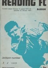 Reading v Barrow 22-Jan-1972