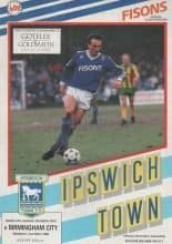 Ipswich Town v Birmingham City 02-May-1988