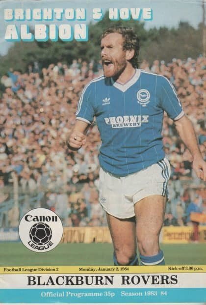 Brighton and Hove Albion v Blackburn Rovers 02-Jan-1984