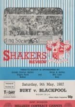 Bury v Blackpool  09-May-1987
