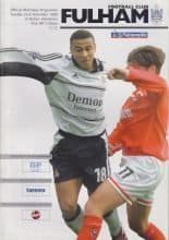 Fulham v Bolton Wanderers 23-Nov-1999