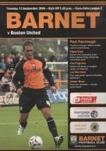 Barnet v Boston United 12-Sep-2006