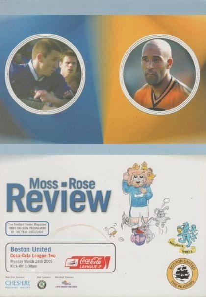 Macclesfield Town v Boston United 28-Mar-2005