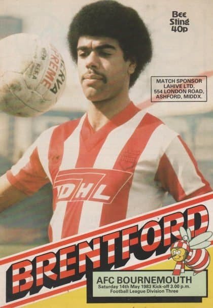 Brentford v AFC Bournemouth 14-May-1983