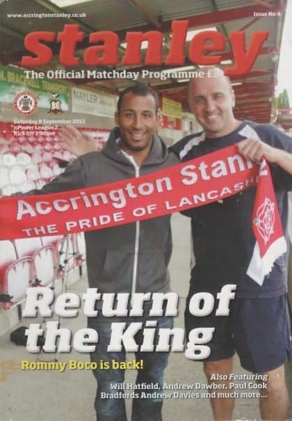 Accrington Stanley v Bradford City 08-Sep-2012