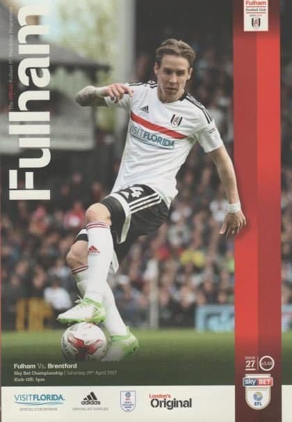 Fulham v Brentford  29-Apr-2017