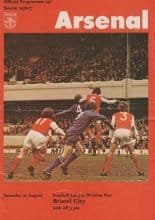 Arsenal v Bristol City 21-Aug-1976
