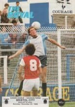 Reading v Bristol City 22-Dec-1984