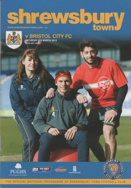 Shrewsbury Town v Bristol City  08-Mar-2014