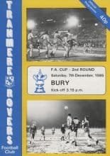 Tranmere Rovers v Bury 07-Dec-1985