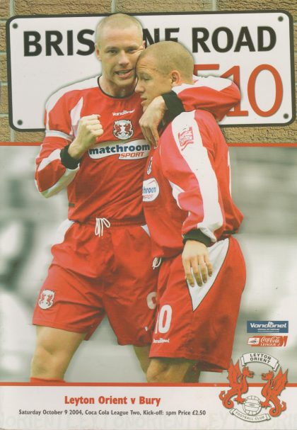 Leyton Orient v Bury 09-Oct-2004