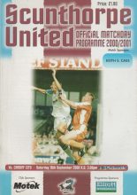 Scunthorpe United v Cardiff City 16-Sep-2000