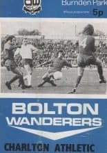Bolton Wanderers v Charlton Athletic 17-Jan-1973