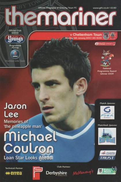 Grimsby Town v Cheltenham Town 16-Jan-2010