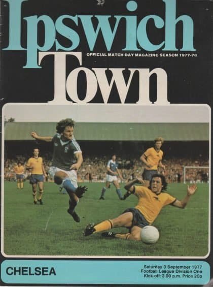 Ipswich Town v Chelsea 03-Sep-1977