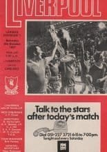 Liverpool v Chelsea 08-Oct-1977