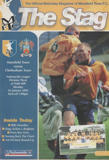 Mansfield Town v Cheltenham Town 01-Jan-2001