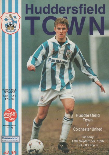 Huddersfield Town v Colchester United 17-Sep-1996