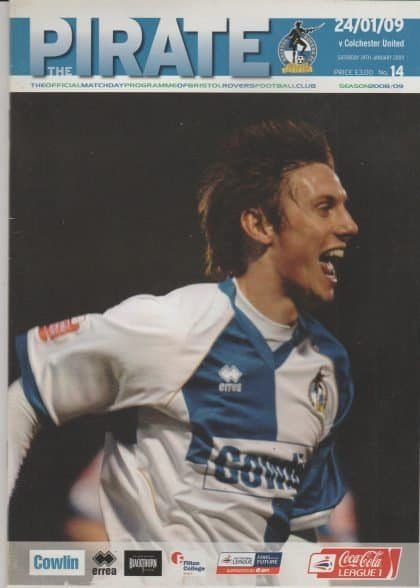 Bristol Rovers v Colchester United   24-Jan-2009