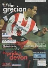 Exeter City v Dagenham & Redbridge 09-Dec-2006