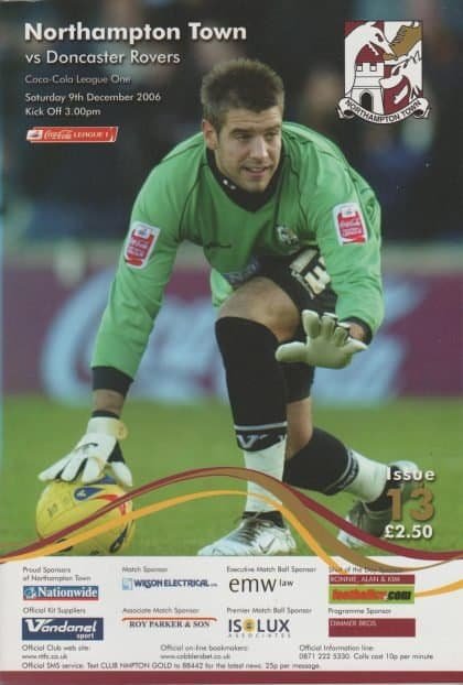 Northampton Town v Doncaster Rovers 09-Dec-2006