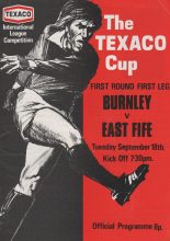 Burnley v East Fife  18-Sep-1973