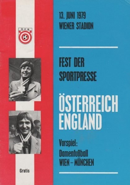 Austria v England 13-Jun-1979