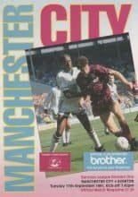 Manchester City v Everton 17-Sep-1991