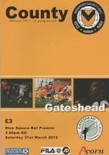 Newport County v Gateshead  31-Mar-2012