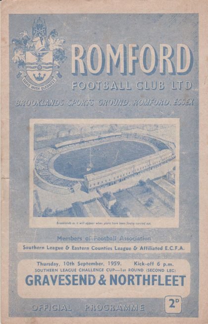 Romford v Gravesend & Northfleet 10-Sep-1959
