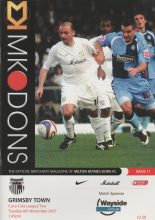 Milton Keynes Dons v Grimsby Town 06-Nov-2007