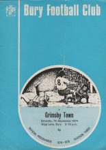 Bury v Grimsby Town 07-Sep-1974
