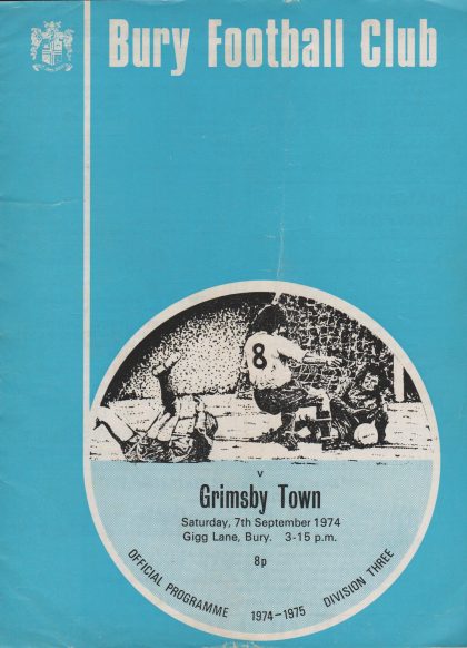 Bury v Grimsby Town 07-Sep-1974