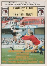 Grimsby Town v Halifax Town  29-Oct-1988