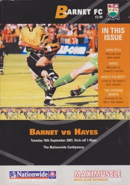 Barnet v Hayes 11-Sep-2001