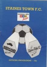 Staines Town v Hornchurch  01-Feb-1986