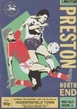 Preston North End v Huddersfield Town 24-Nov-1990