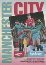 Manchester City v Leeds United 04-Apr-1992