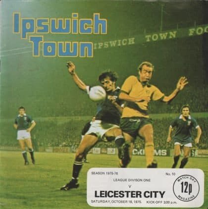 Ipswich Town v Leicester City 18-Oct-1975