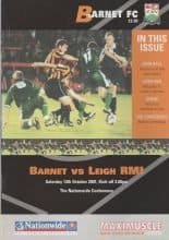 Barnet v Leigh RMI   13-Oct-2001