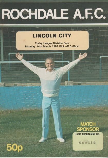 Rochdale v Lincoln City 14-Mar-1987