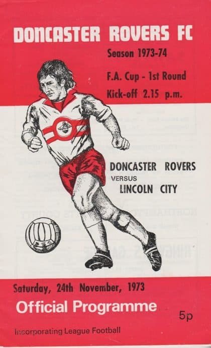 Doncaster Rovers v Lincoln City 24-Nov-1973