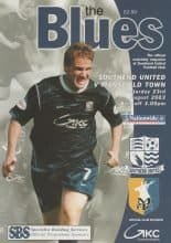 Southend United v Mansfield Town 23-Aug-2003