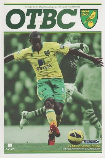 Norwich City v Manchester United 17-Nov-2012