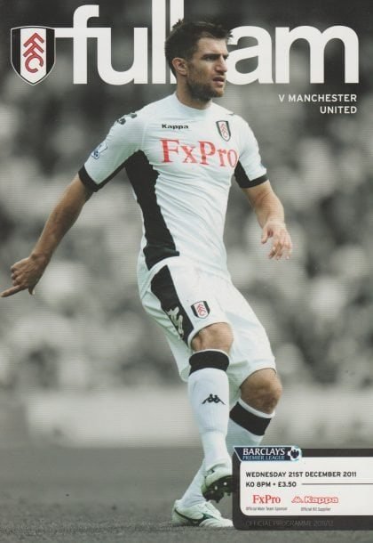 Fulham v Manchester United 21-Dec-2011