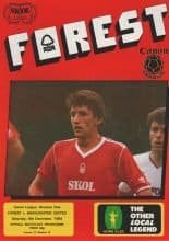 Nottingham Forest v Manchester United  08-Dec-1984