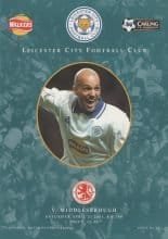 Leicester City v Middlesbrough 21-Apr-2001