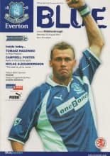 Everton v Middlesbrough 25-Aug-2001